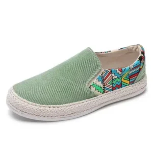 Pogoboots Men'S Fashion Espadrille Sole Canvas Shoes