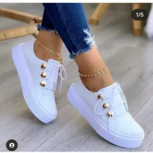 Pogoboots Women Plus Size Casual Platform Sneakers