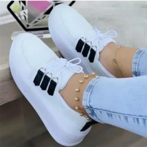 Pogoboots Women Fashion Lace-Up Sneakers